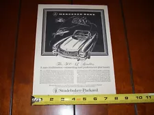 1958 MERCEDES BENZ 300 SL ROADSTER ORIGINAL AD