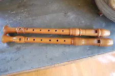 2 Mollenhauer Alto Wooden Recorder