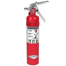 Amerex B417, 2.5lb ABC Dry Chemical Class A B C Fire Extinguisher, with Wall ...