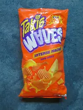 (1) Bag Of Takis Waves Intense Nacho Non-Spicy Wavy Potato Chips 8 Oz