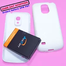 6300mAh Extended Li_ion Battery Back Cover Case for Samsung Galaxy S4 mini I435L