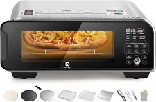 Pizza Oven Indoor Electric Pizza Oven Countertop with 104-800°F by NTC Coun...