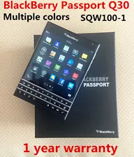 BlackBerry Passport Q30 (SQW100-1) 32GB+3GB 4G Unlocked Smartphone New Sealed