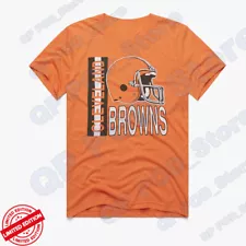 SALE!!_ Cleveland Browns Helmet Stripe T-shirt S-5XL Gift Fans