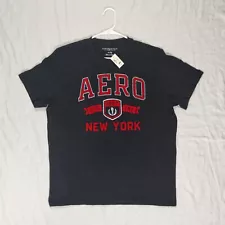 Aeropostale Mens XL Dark Grey New York Logo Casual Shortsleeve Tee t- shirt NWT