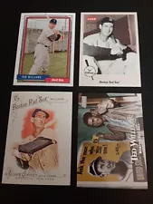 4 ct lot of Different Ted Williams Cards Red Sox