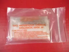 Vietnam Era US Army M17, M40, M42, M50 Gas Mask M1 Waterproof Bag - NOS Unissued