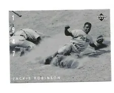 JACKIE ROBINSON THE AMERICAN EPIC BROOKLYN DODGERS 50 UPPER DECK FREE SHIPPING