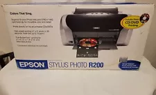 Epson Stylus R200 Digital Photo Inkjet Printer. Brand New...