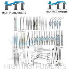 Major Vascular Surgery Set of 61Pcs Surgical Specialty Surgical Instrument Set