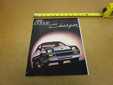 1985 Dodge Charger Shelby Turbo sales brochure 18 pg ORIGINAL literature