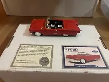 National Motor Museum Mint 1958 Ford Thunderbird Red Convertible Diecast 1:32