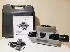 Kodak Ektagraphic III AM Carousel Slide Projector Fully Functional See Video