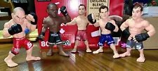 LOT OF 5 DIFF UFC ROUND 5 FIGURES JONES / COUTURE / HUGHES / FRANKLIN / SHERK