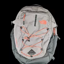 The North Face Unisex Gray Borealis Flexvent 28L Backpack Pink Accents