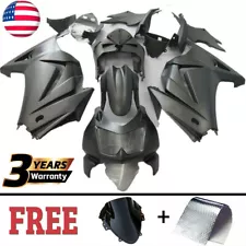 ABS Fairing Kit for 2008-2012 2009 2010 Kawasaki Ninja 250R EX 250 Matte Black