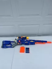 NERF N-Strike Longstrike CS6 Sniper Rifle Blaster Dart Gun Barrel Magazine Scope