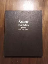 Used 8166 Dansco Album For US Kennedy Half Dollar Coin Proofs 1964-1997