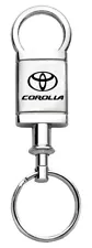 Toyota Corolla Satin Valet Keychain (Chrome) (For: 1980 Toyota Corolla)