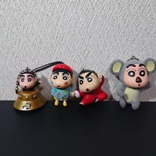 Japanese antique Crayon Shin-chan 4 key chain mini figure cute item not for sale