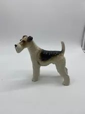 Wire Haired, Fox Terrier Figurine, Marked Off ￼ England Dog 7” Coopercraft