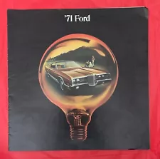 1971 Ford "LTD / GALAXIE 500 / CUSTOM 500" - Original Car Dealer Sales Brochure