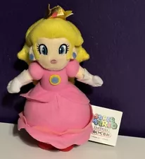 Princess Peach Super Mario Party 5 Nintendo Gamecube 2003 Plush 8" Sanei Rare