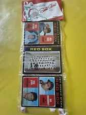 1971 TOPPS BASEBALL Holiday 12 Card Rack BOSTON RED SOX EXCELLENT Condition