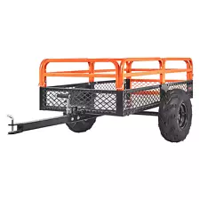 VEVOR Dump Trailer Tow Behind Dump Cart 1500 lbs 15 Cu. Ft. Steel Construction