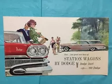 1960 DODGE "DART STATION WAGONS" Car Dealer Sales Brochure