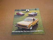 1973 AMC Full Line Hornet Javelin Gremlin Matador sales brochure 40 pg ORIGINAL