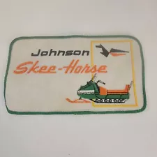 Vintage Snowmobile OMC Johnson Evinrude Skee Horse Sled Sew On Patch