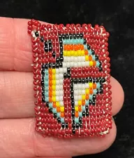 Navajo Native American Vintage seed bead pendant jewelry