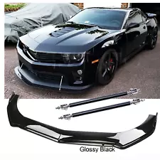 For Chevrolet Camaro SS RS LS LT ZL1 Front Bumper Lip Splitter Spoiler Body Kit