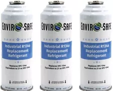 R 134a Refrigerant Replacement Cans- Coldest Refrigerant for Auto - 3 Pack