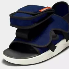 Air Jordan LS Slides DEEP ROYAL BLUE- TURF ORANGE - CZ0791-400