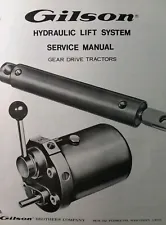 Gilson Montgomery Ward Garden Tractor Hydraulic Implement Lift Service Manual