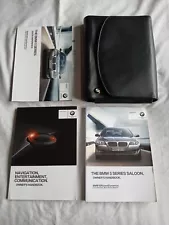 BMW 5 SERIES OWNERS MANUAL + AUDIO HANDBOOK + FOLDER 2010 - 2016 F10 550i 535d