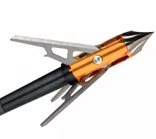 Rage 3-Blade Chisel Tip SC 100g 1.6"+ Cut Crossbow Broadhead 3-Pack #60200