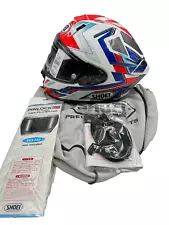 Shoei X-Fifteen Helmet X-15 Escalate TC-10 Red/Blue/White Size Large