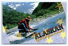 Postcard Alaskan Sourdough - Goldpanner Gold, Alaska AK ACE1225