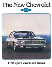 1979 Chevrolet Caprice Classic & Impala Brochure - Mint