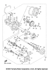 TRANS AXLE ASSEMBLY for Yamaha Drive2 Golf Cart – (J0A-G6300-02-00)