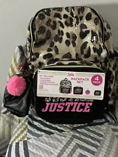 justice backpack new