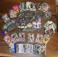 Brett Favre Card Lot (62 Cards) - Rookies, Inserts And Limited Edition Sheet!