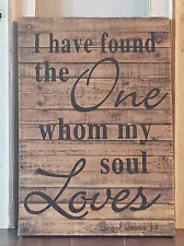 Romantic Palette Sign That Reads Song Of Solomon 3:4 Great Gift For A Couple