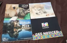 Assorted used 2017-2020 Calendars (Never writtern in)