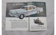 Original 1958 Studebaker Champion Scotsman 2-Door Sales Sheet Brochure 58 $1995