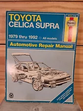 Haynes Toyota Celica Supra Repair Manual (1979 thru 1992) 92025 (1139) 