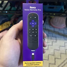 Roku Voice Remote Pro (2nd Ed.) (App Shortcuts Vary)